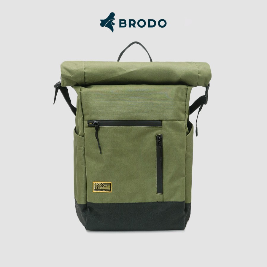 BRODO - Piega Backpack Olive [Tas Ransel]