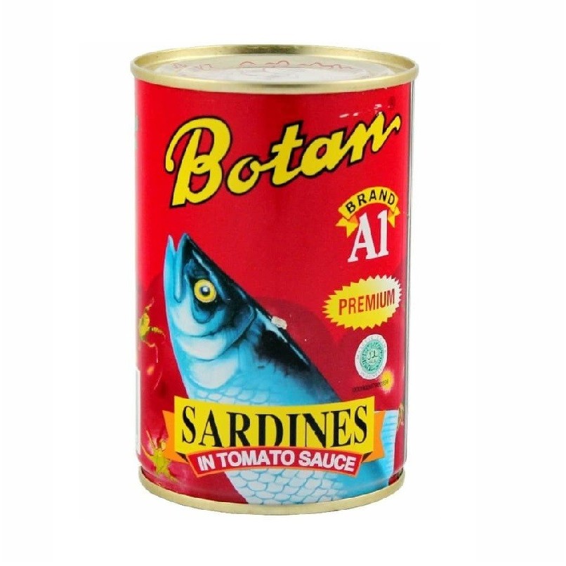 

sarden sardines kaleng botan a1 saus tomat 425