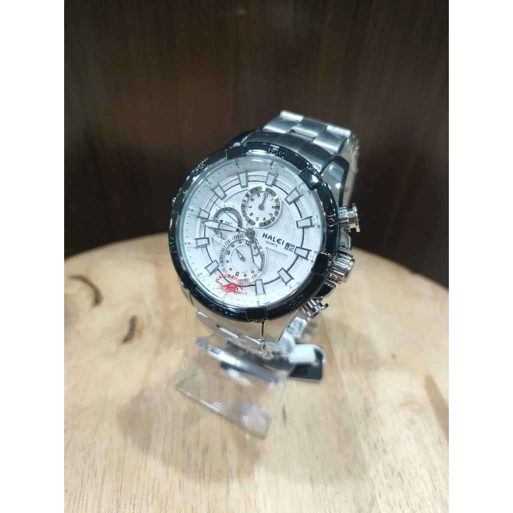 Jam Tangan Pria HALEI krono Aktif Original