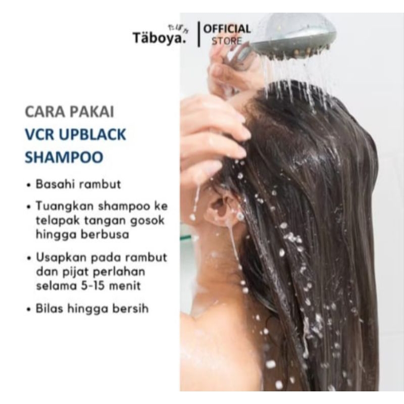 Sampo Taboya VCR Mengatasi rambut rontok Dan Mencegah rambut uban rambut menjadi wangi dan bersih