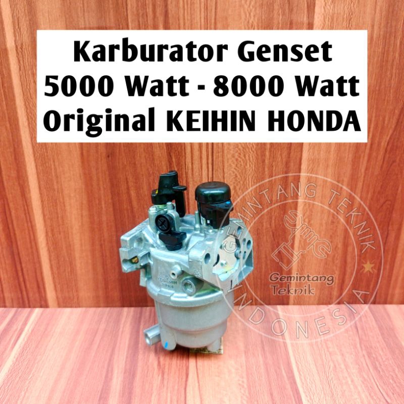 Karburator Genset 5000 Watt - 8000 Watt KEIHIN JAPAN Original HONDA