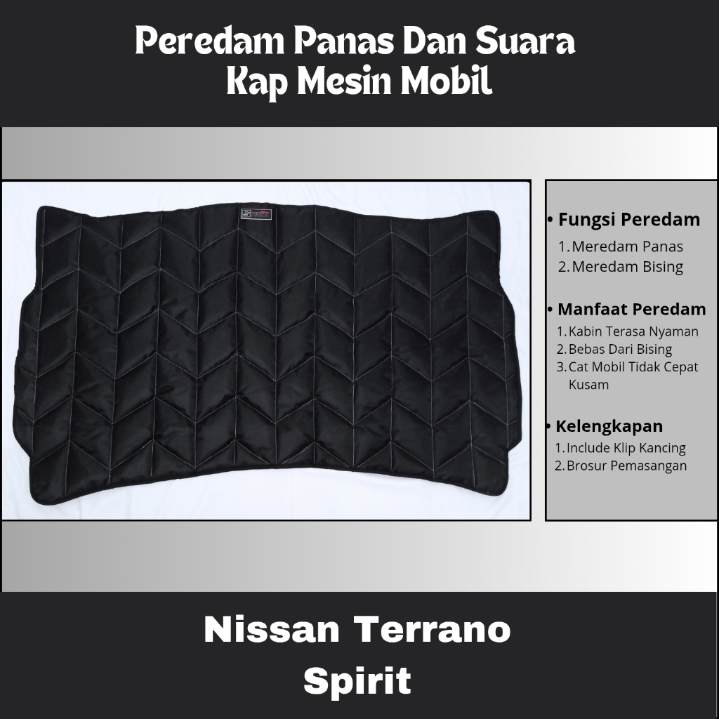 Nissan Terrano Grandroad Nissan Terrano Kingsroad Nissan Terrano Spirit Peredam Panas Dan Suara Kap 