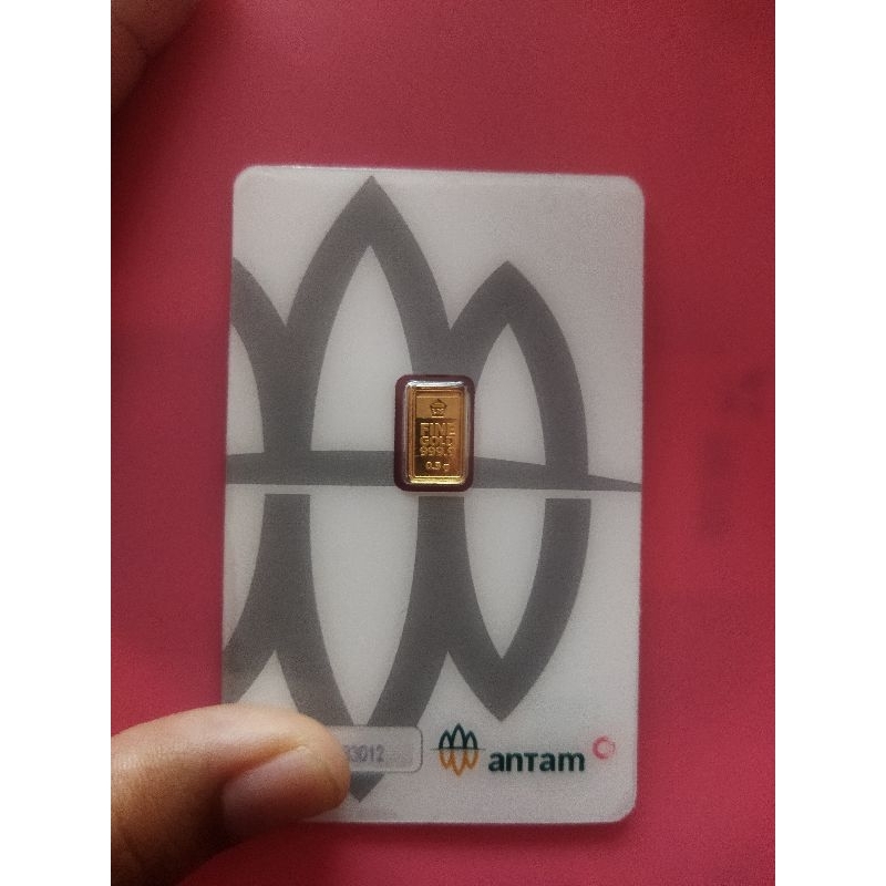 Logam Mulia Emas Antam 0,5 gram