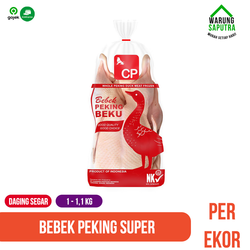 

Bebek Peking CP Frozen per ekor