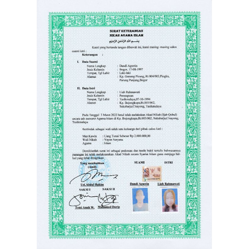 

kertas piagam atau sertifikat|| bisa req diisikan juga