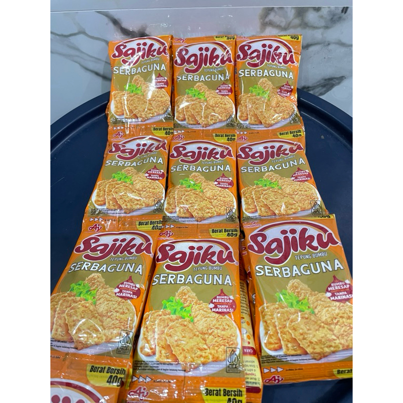 

Sajiku Tepung Bumbu Serbaguna 40g ( 1 renceng )