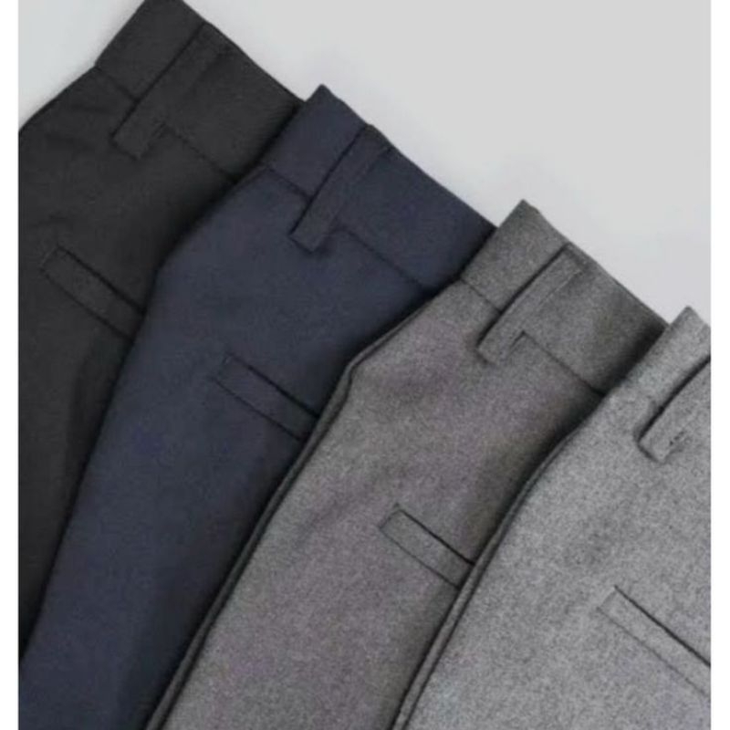 Celana Panjang Pria Formal Celana Bahan Katun