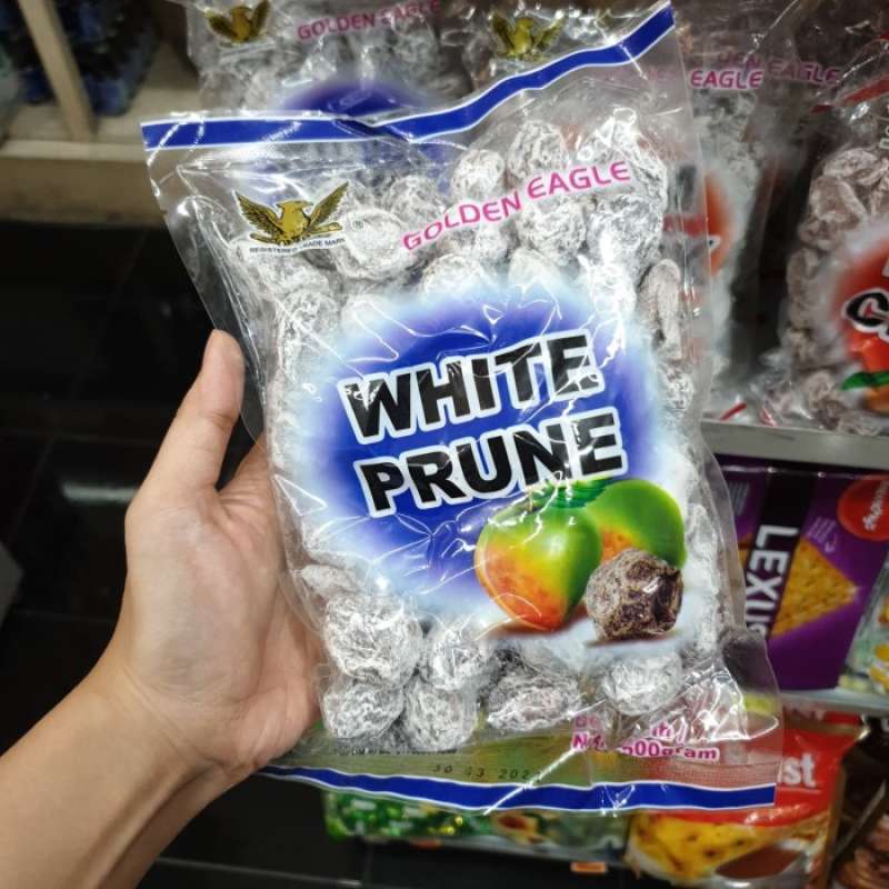 

WHITE PRUNE 250 GRAM KIAMBOY BIJI HAMOY BUAH PRUNE PUTIH MANISAN HAMOI HAMOI ADA BIJI