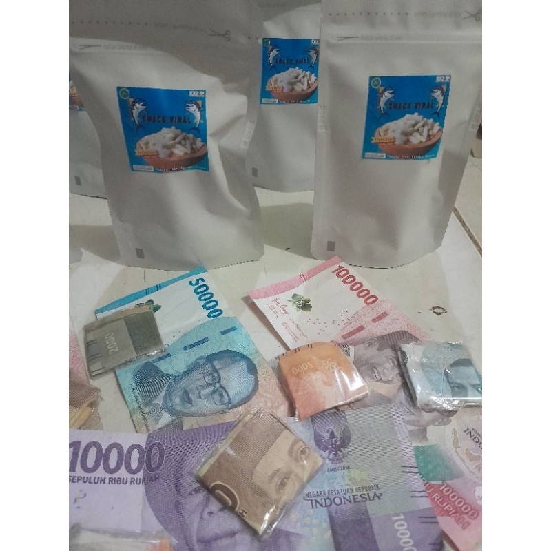 

kerupuk jaman now makaroni viral berhadiah uang tunai dan emas