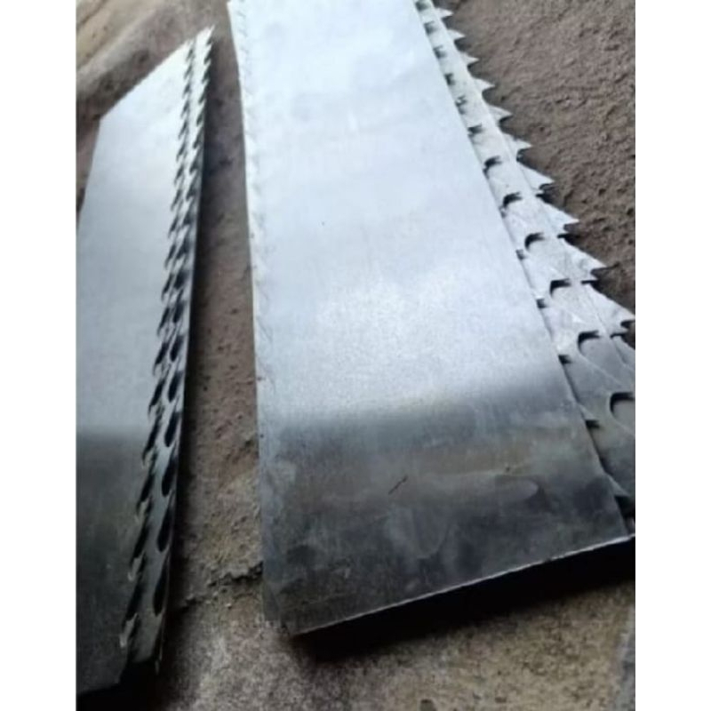Gergaji selendang bekas baja asli panjang 30cm 40cm 50cm 60cm 80cm 100cm lebar 11-13cm untuk bahan p