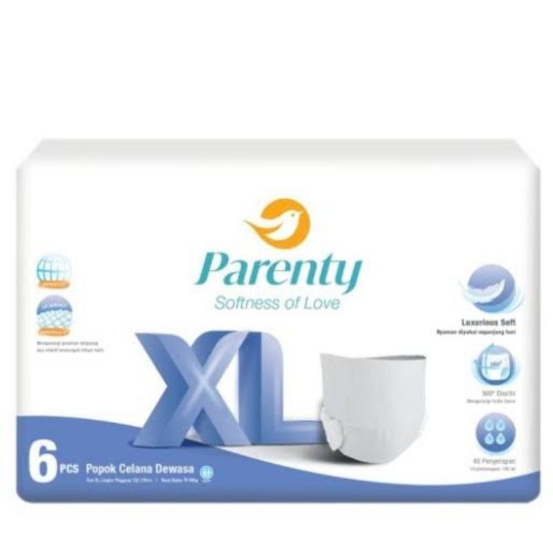 PARENTY DIAPERS CELANA XL ISI 6