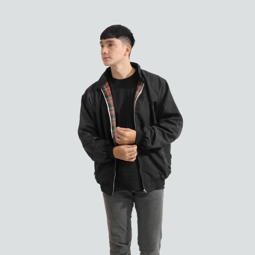 Mcvois Jaket Harrington Black