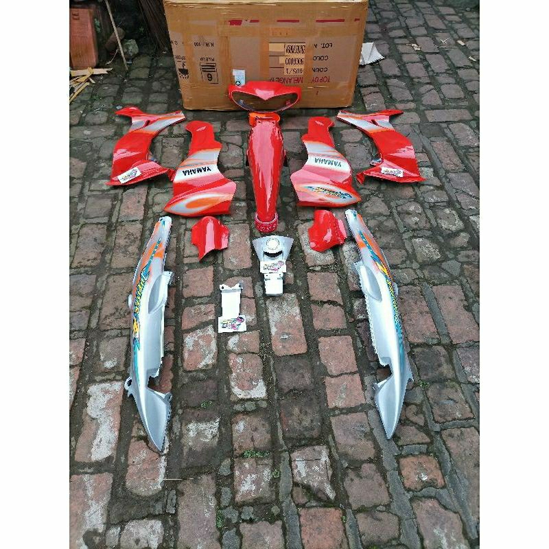 Body Fullset Jupiter Z Burhan Dek Body Alus Jupiter Z Lama Burhan Oren Silver