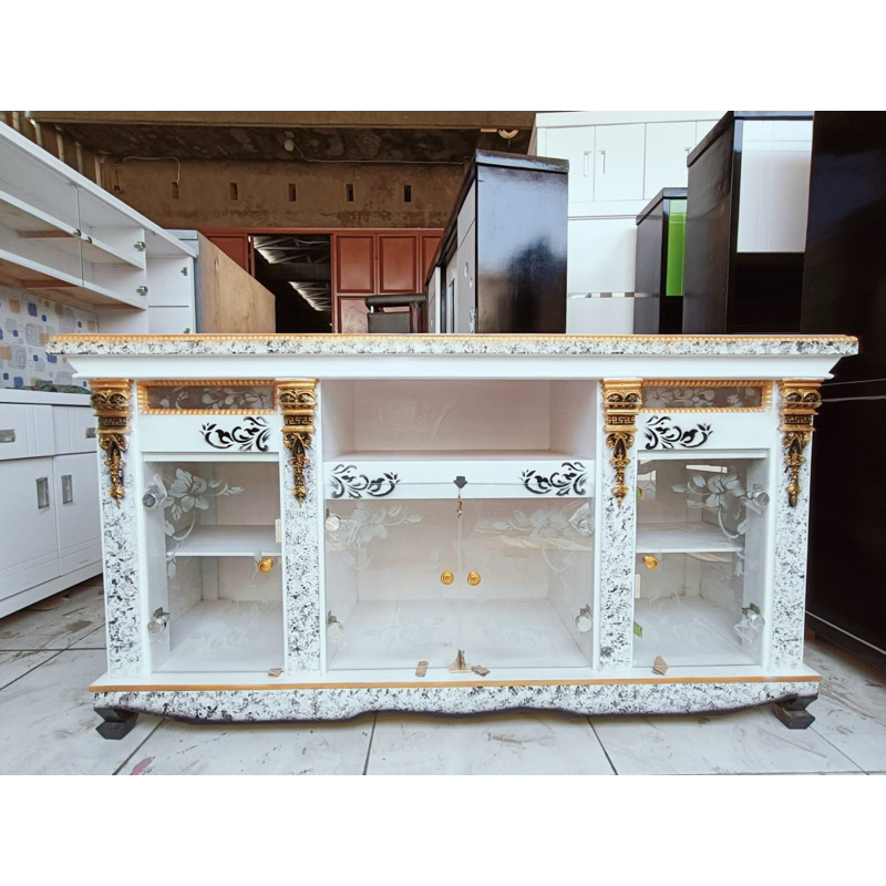 Bupet Cristal / Meja TV / Meja TV Kristal / Meja Tv Crystal