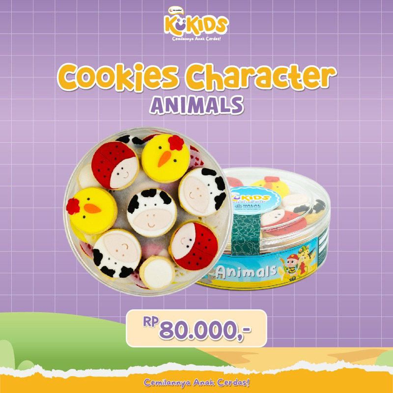 

Kukids Cookies Character Animal by Ina Cookies