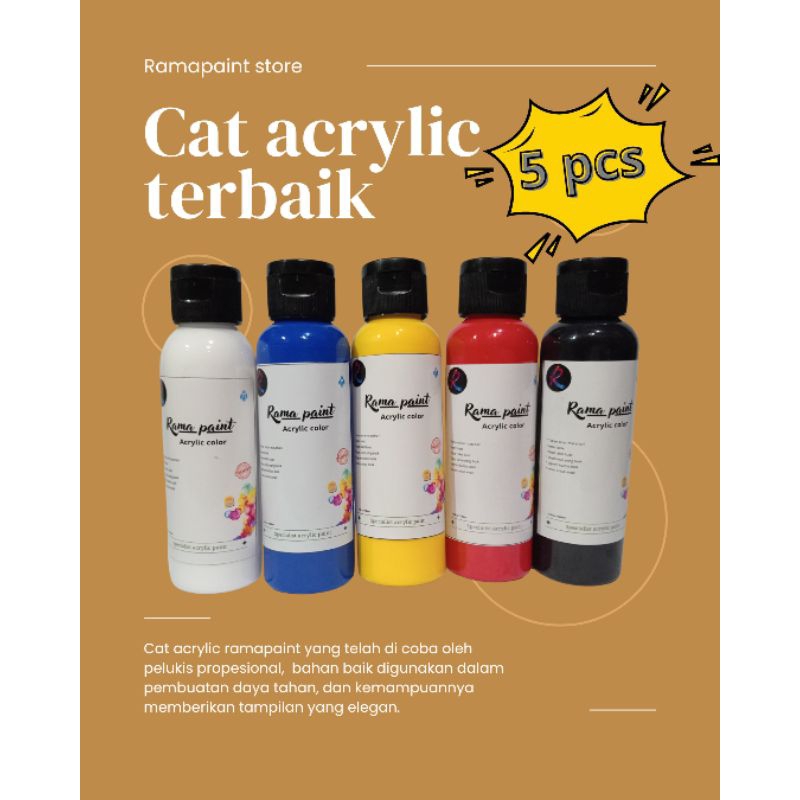 

CAT LUKIS KANVAS/MURAL AKRILIK 100ml/Cat akrilik set/Cat Akrilik/Cet akrilik/Cat acrylic