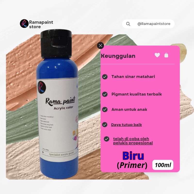 

Ramapaint cat akrilik/mural/ lukisan/dinding/kayu/kain/sepatu/painting/catair/lukis/art/catlukis/acrylicpainting/Melukis/alatlukis/acrylic/kuaslukis/senilukis/drawing/catminyak/acrylicpaint/pelukis/belajarlukis/perlengkapanlukis/Hobilukis/lukisanaesthetic