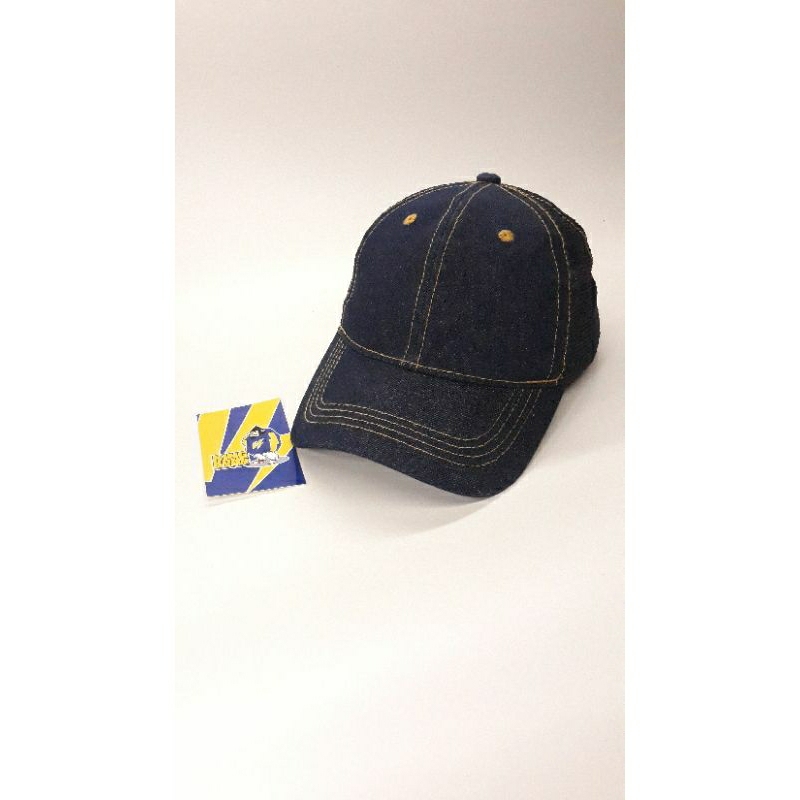 Topi Baseball Denim Jeans Polos Keren