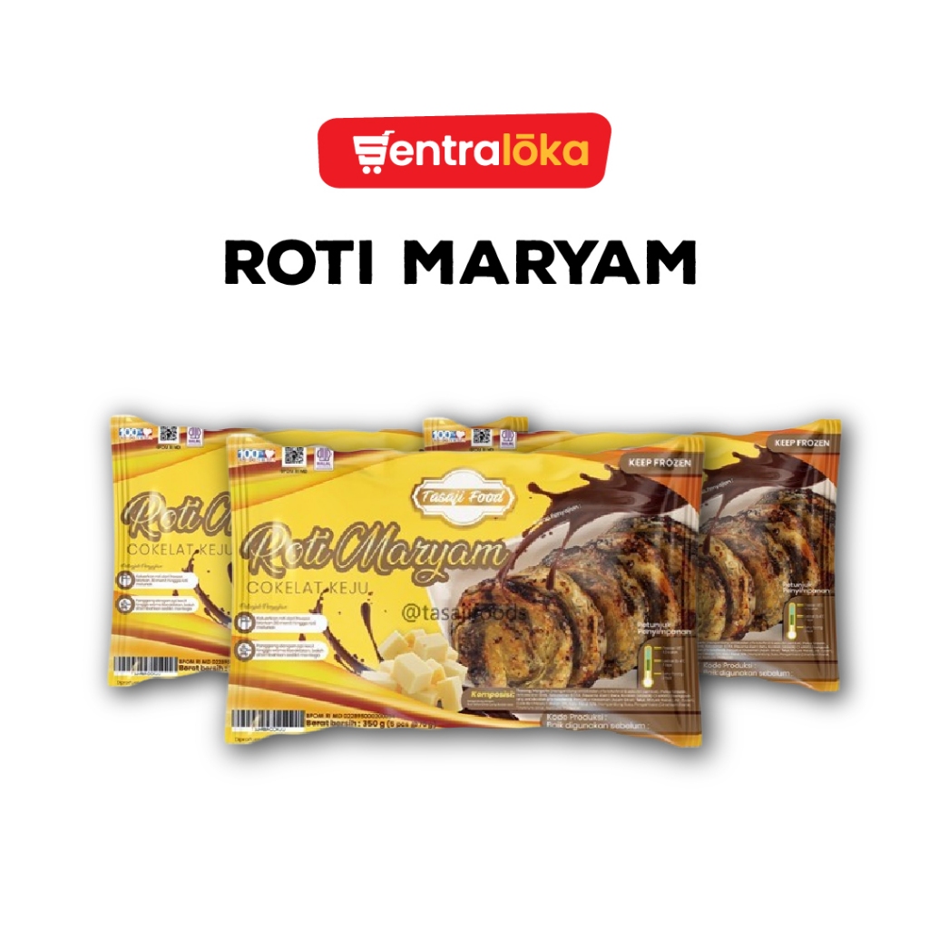 

Tasaji Food - Roti Maryam Cokelat KEJU Isi 5