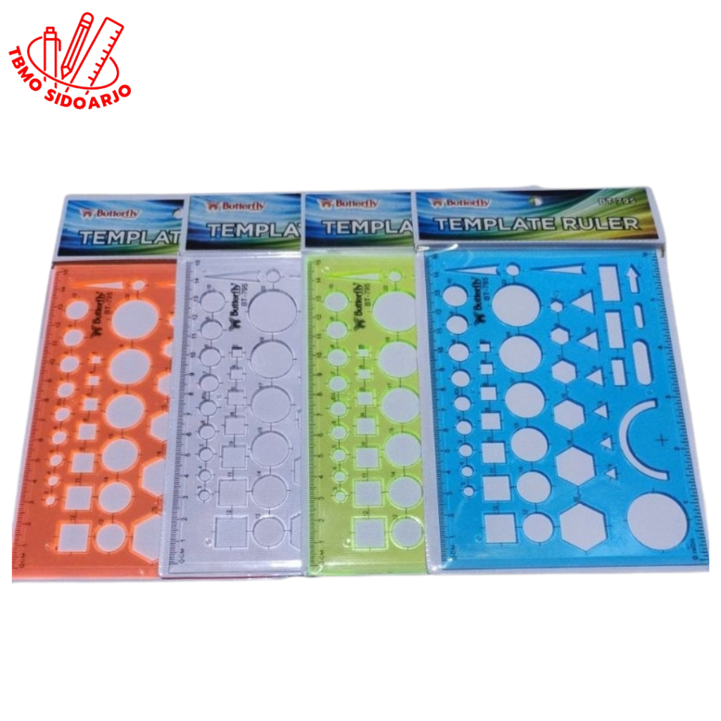 

TEMPLATE BUTTERFLY BT-795 ANEKA BENTUK DAN BANGUN