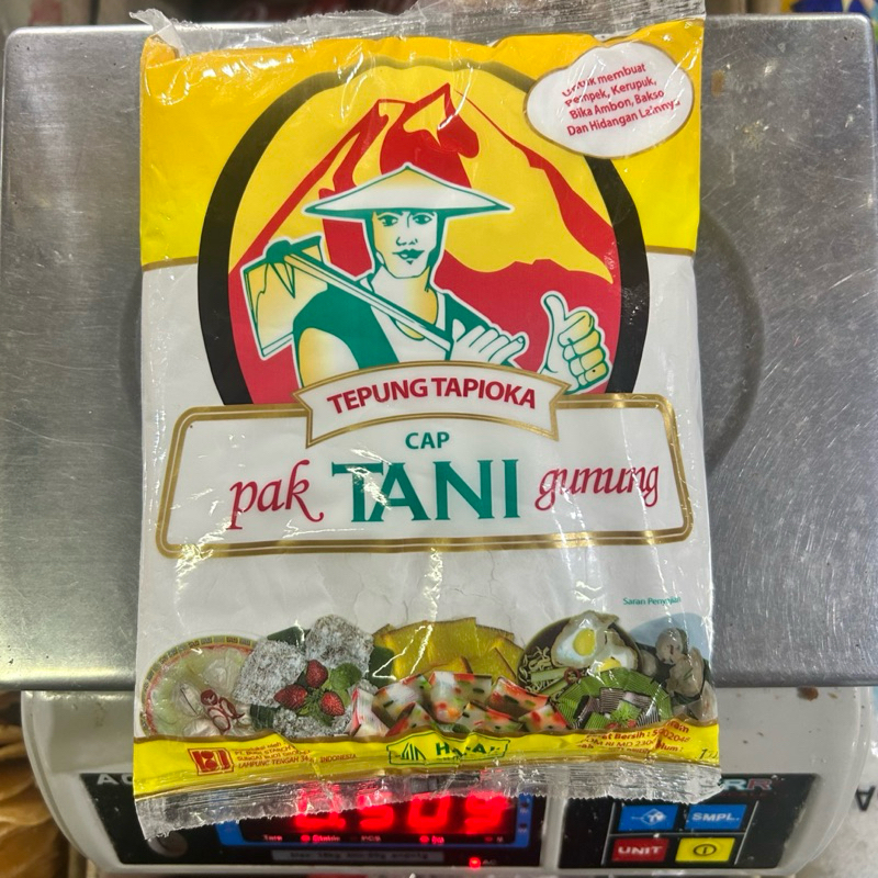 

Tepung Tapioka Cap Pak Tani Gunung (500gr)