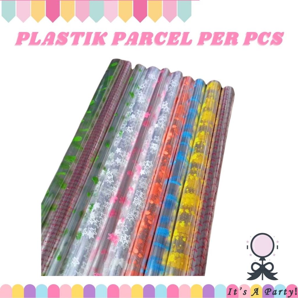 

1 Pcs Plastik Parcel 90x75cm / Bingkisan Plastik Snack Lebaran