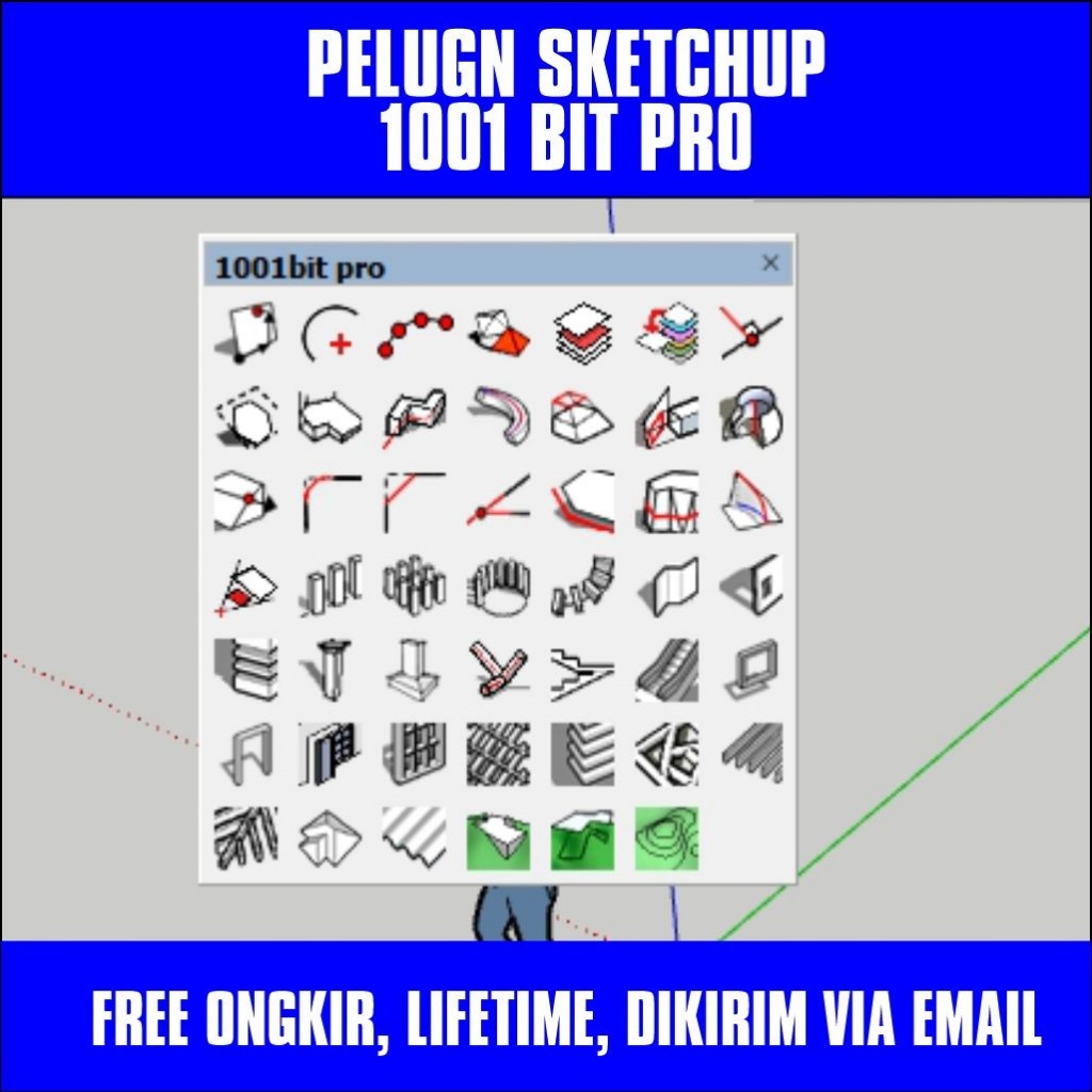 Pelugn Sketchup 1001 Bit Versi Pro