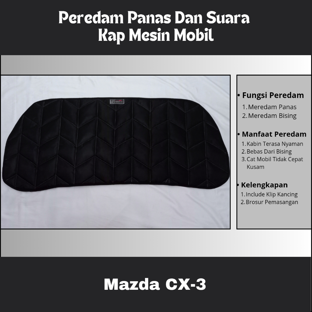 Mazda CX-3 Peredam  Kap Mesin Mobil