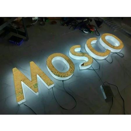 Huruf Timbul Akrilik | Huruf Timbul 3d Akrilik | Letter Timbul Akrilik LED