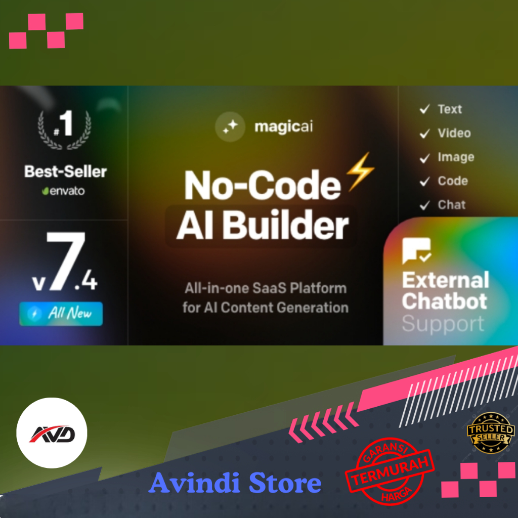 MagicAI - OpenAI Content, Text, Image, Video, Chat, Voice, and Code Generator as SaaS