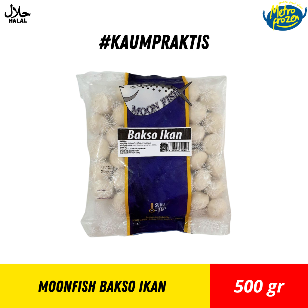 

MOONFISH Bakso Ikan 500gr //bakso ikan olahan //bakso ikan instan Banjarmasin