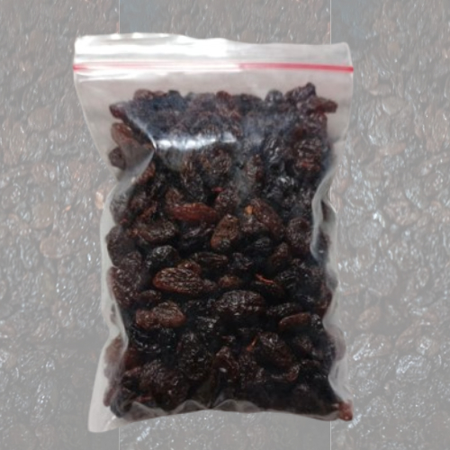 

Kismis Hitam Black Raisin Sultana curah / repack 100 gr