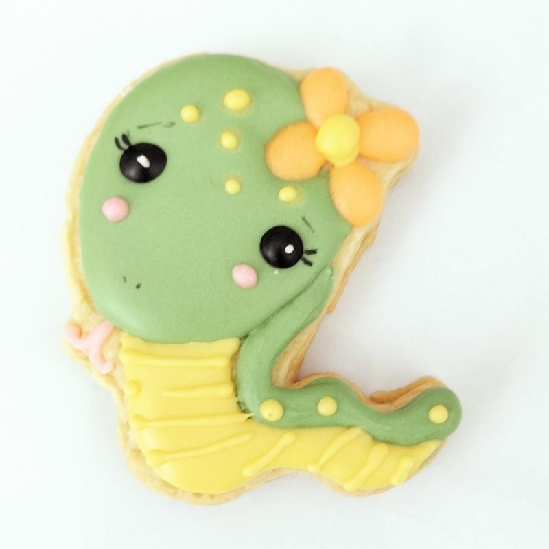 Imlek Shio Ular cookies /CNY  Snake cookies  2025/ imlek cookies/ sugar cookies/ kukis hias min 5 pc