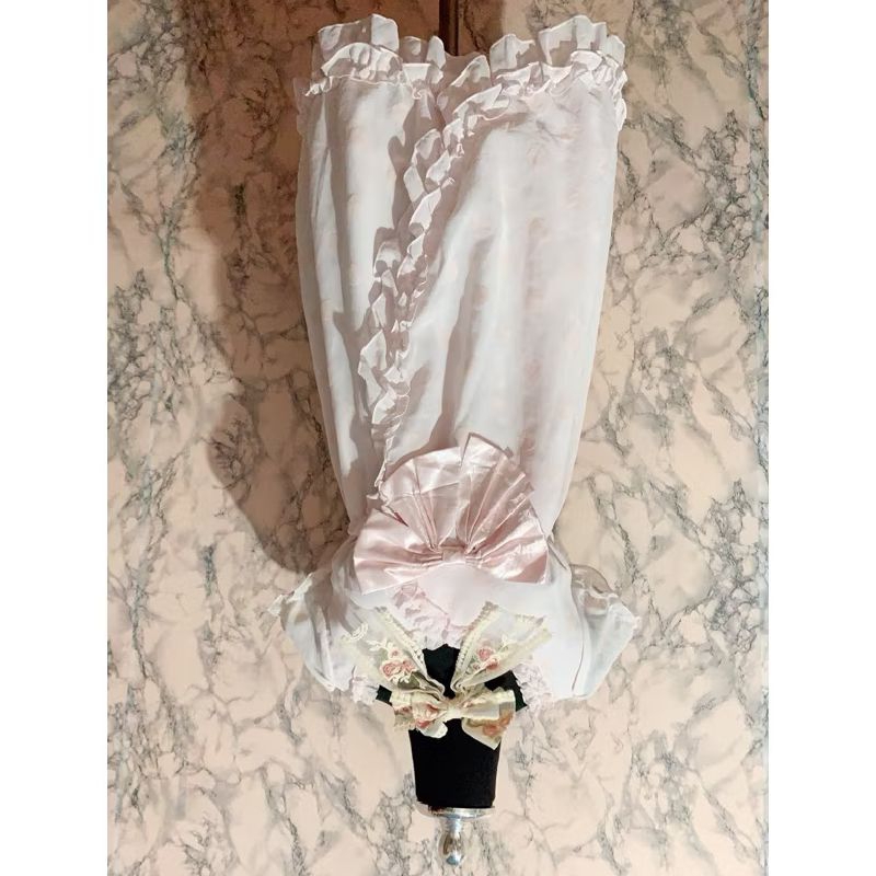 dress lolita langka pink soft