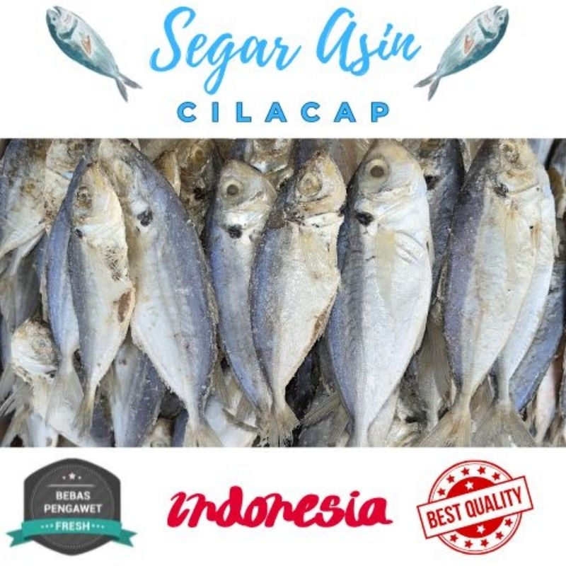 

Ikan Asin SELAR 1000gr Termurah Asli Cilacap Tanpa Bahan Pengawet, Tahan lama, Produk Berkualitas Siap Saji