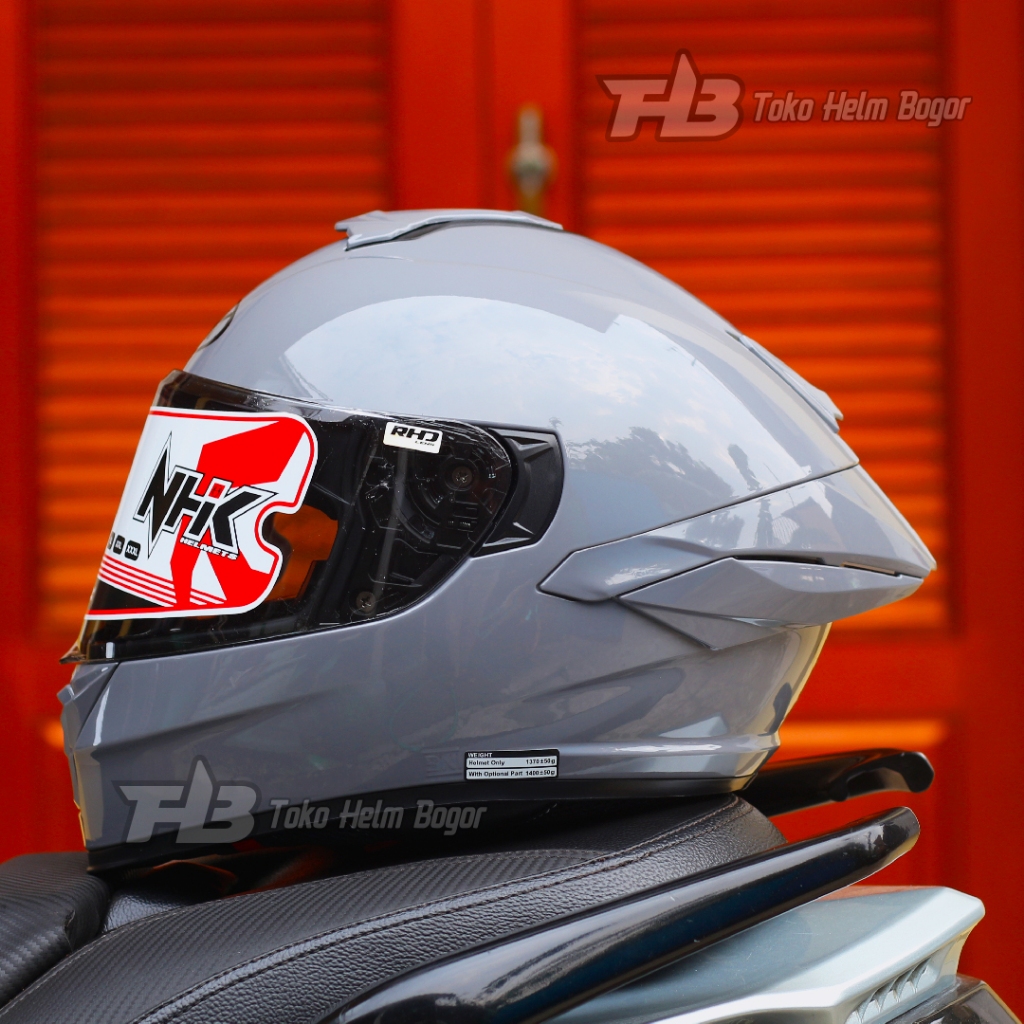 NHK HELM MARK-1 2V | DIM GREY GLOSSY | DOUBLE VISOR LIGHTSMOKE