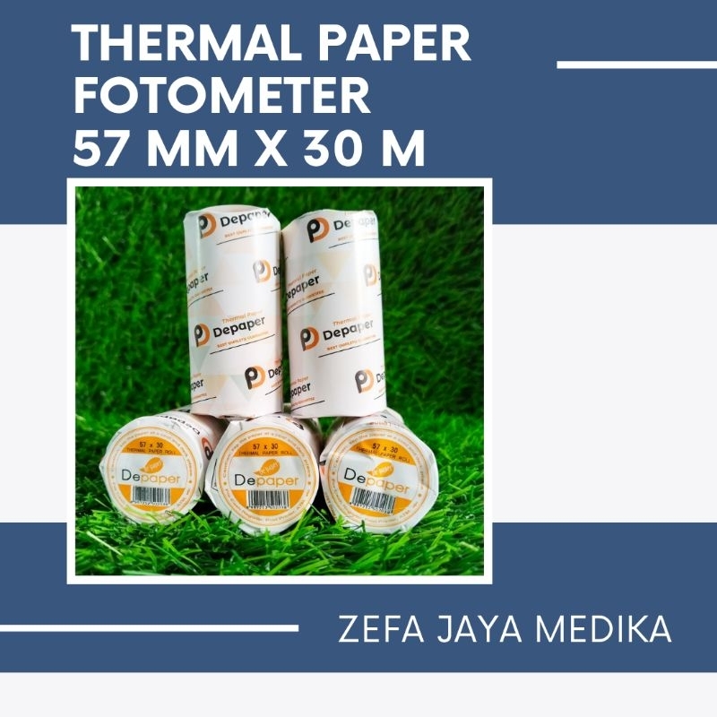 

THERMAL PAPER FOTOMETER 57 MM X 30 M PCS