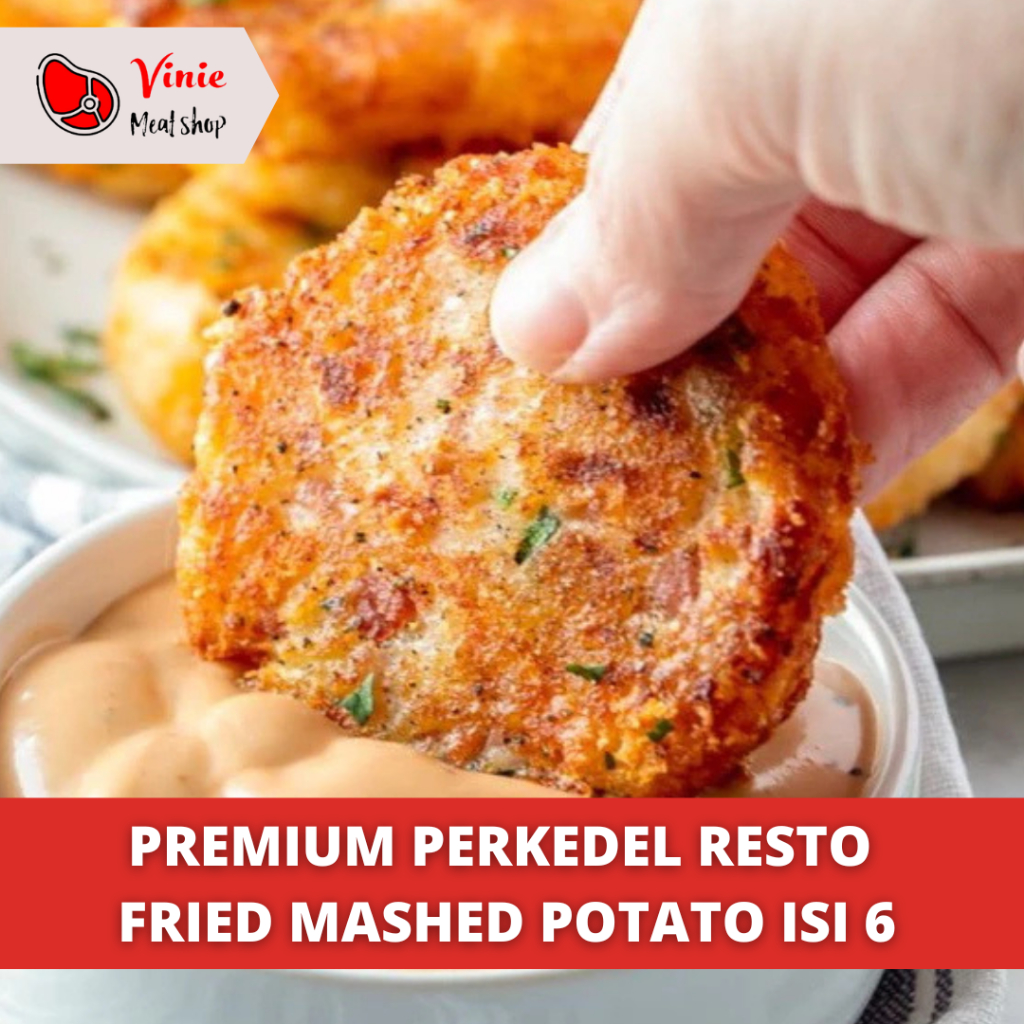 Perkedel Kentang Daging Sapi Isi 6 | Fried Mashed Potato Beef | Siap Goreng