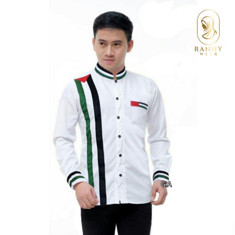 Baju Koko Pria Koko Palestina Kemeja Koko | Terlaris Original Premium