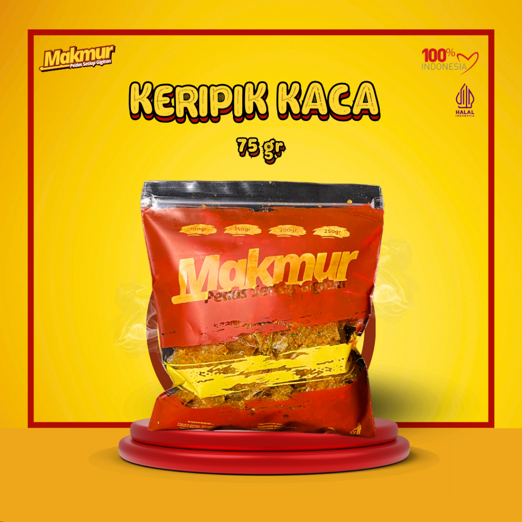 

Makmur Keripik Kaca Varian Level Pedas - Makanan Ringan