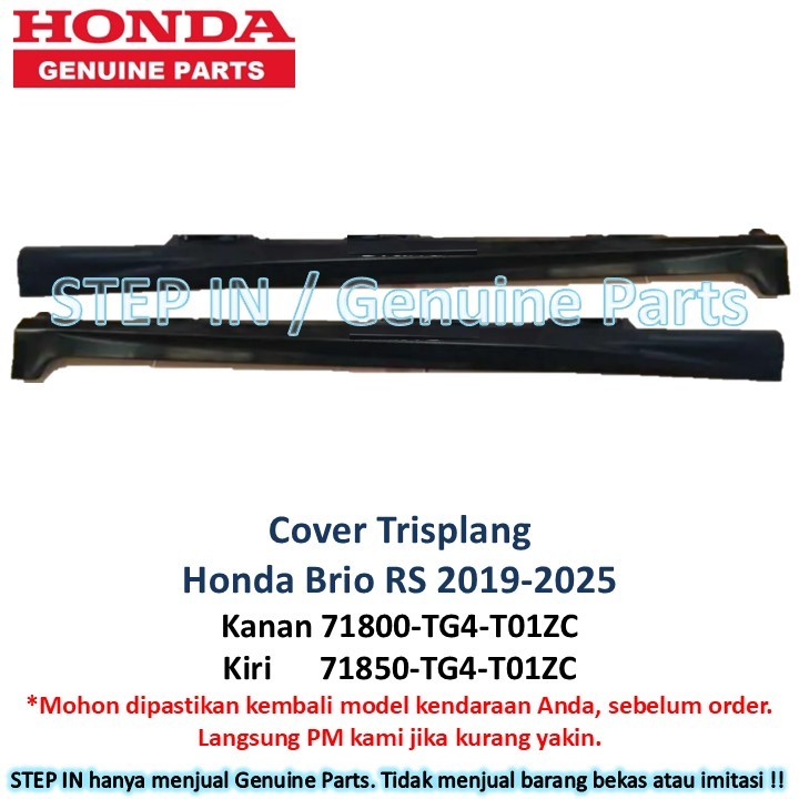 Cover Trisplang Honda Brio RS 2019 2020 2021 2022 2023 2024 2025 KANAN KIRI original side skirt