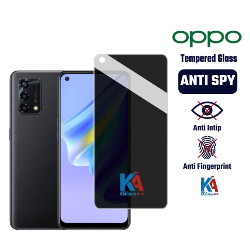 Tempered Glass Anti Spy OPPO A95 OPPO A95 5G OPPO A36 OPPO A56 5G OPPO A56S 5G OPPO A76 OPPO A96