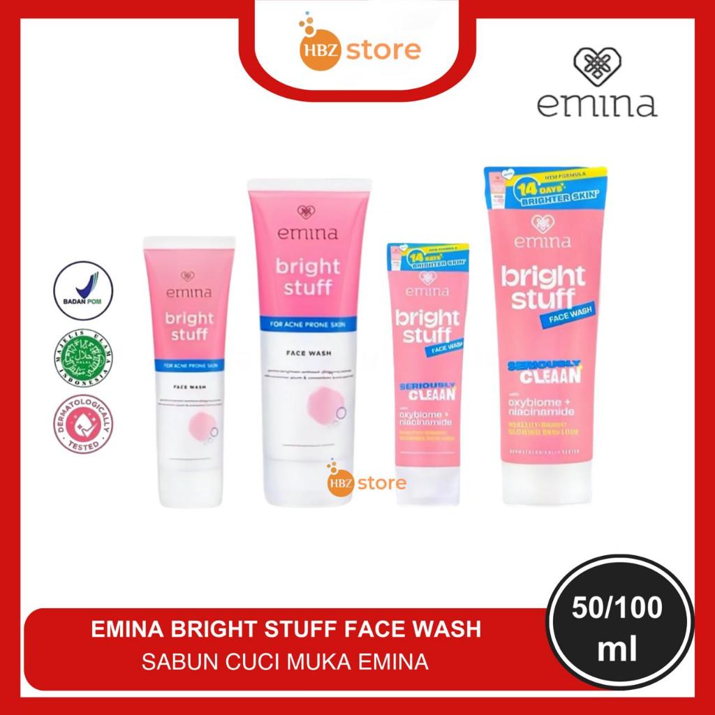 Emina Bright Stuff Face Wash Series 100ml - Sabun Cuci Muka EMina