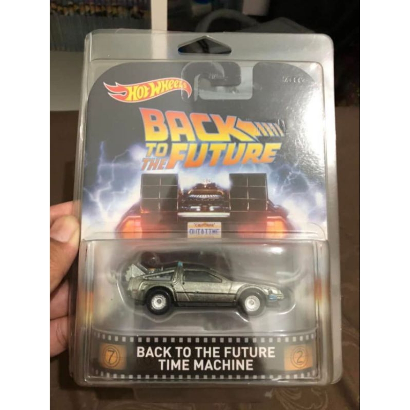 Hot Wheels premium Back To The Future Time Machine