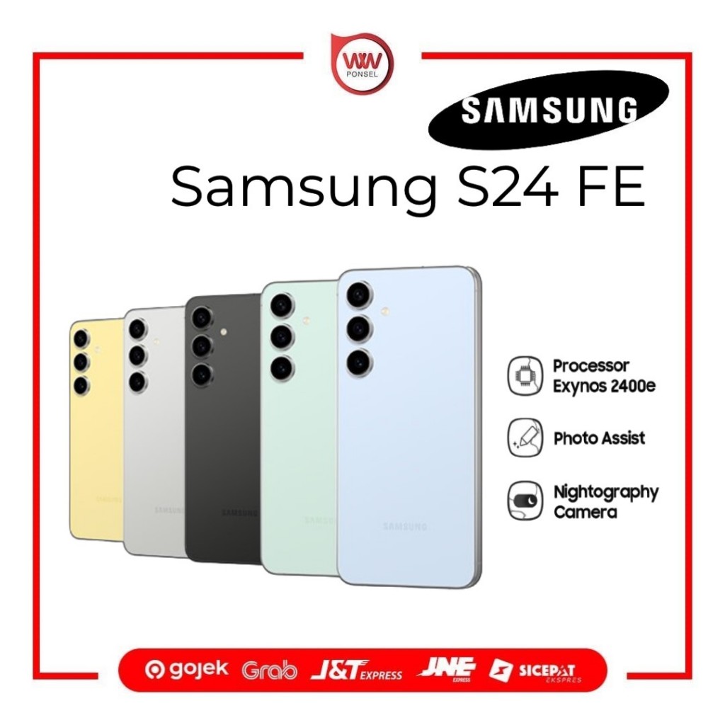 Hp Samsung S24 FE Ram 8GB Internal 256GB Garansi Resmi