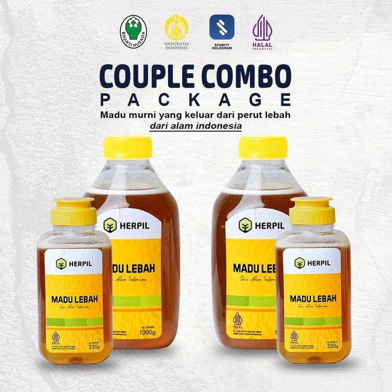 

[MADU ASLI] Herpil Madu Lebah Asli Murni Nektar Multiflora 1 Kg Murni 100% Honey