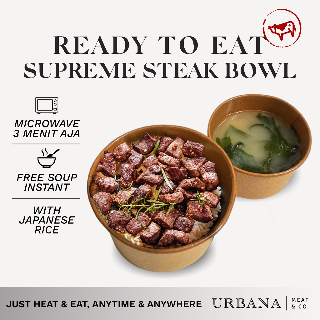 

Japanese Lunch Set ,Beef Bowl siap makan dengan saus jepang - HALAL