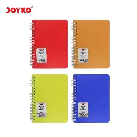 

Veiso_Joyko Notebook A6 NB-665 Buku Agenda Saku Note Spiral Warna Neon Ring Samping