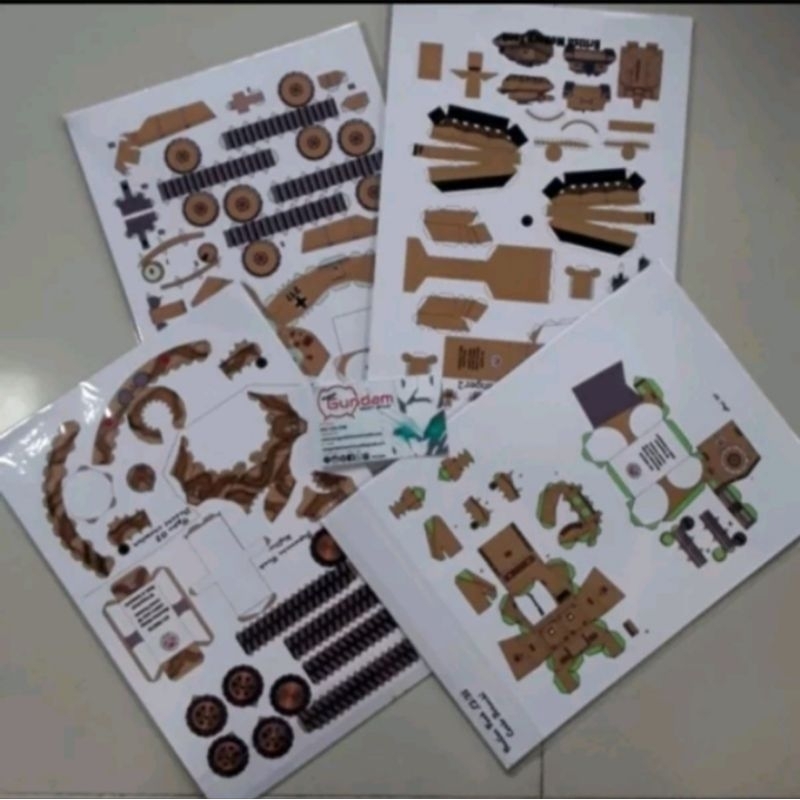 

Paper Craft 3D Tank Design for Kids 6 Designs Set