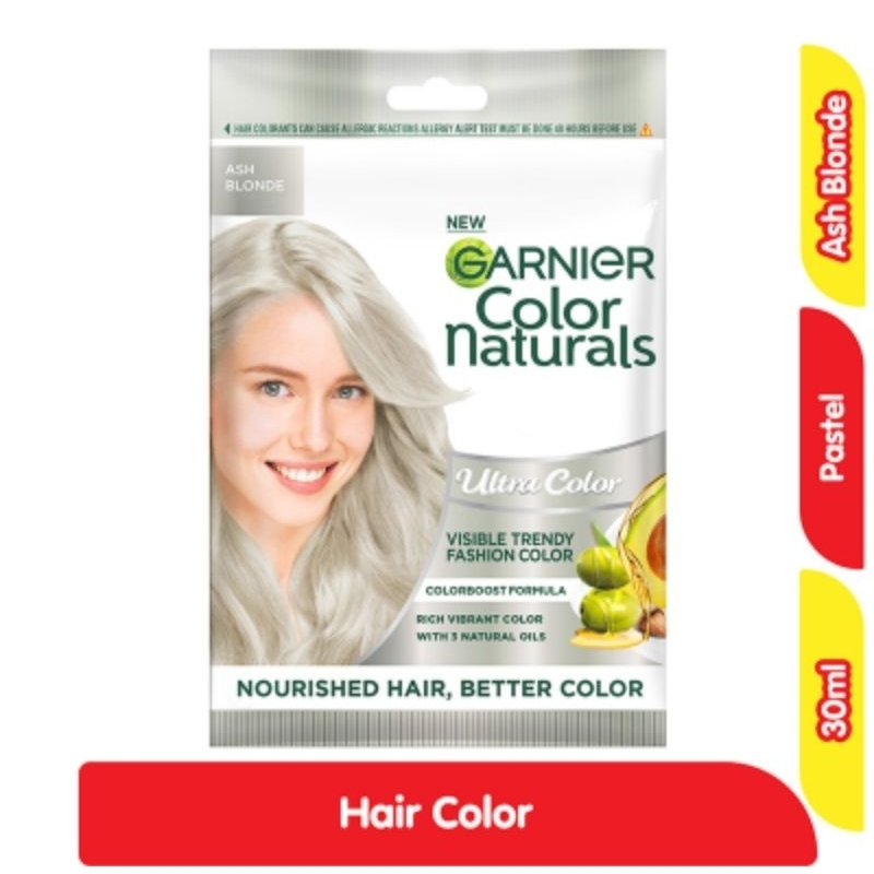Garnier Ultra Color Pewarna Rambut Ash Blonde 30 ml
Brand :GARNIER

